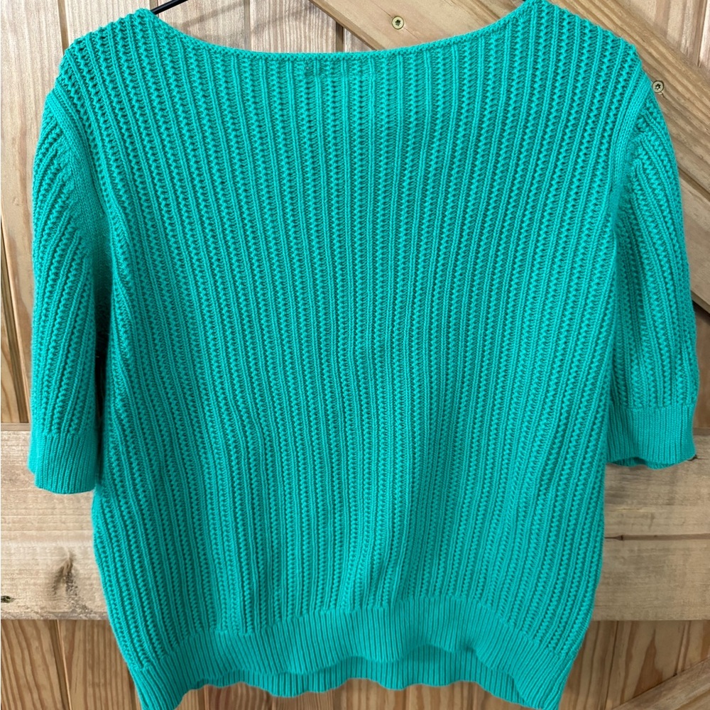 Loft outlet short sleeve crew neck sweater